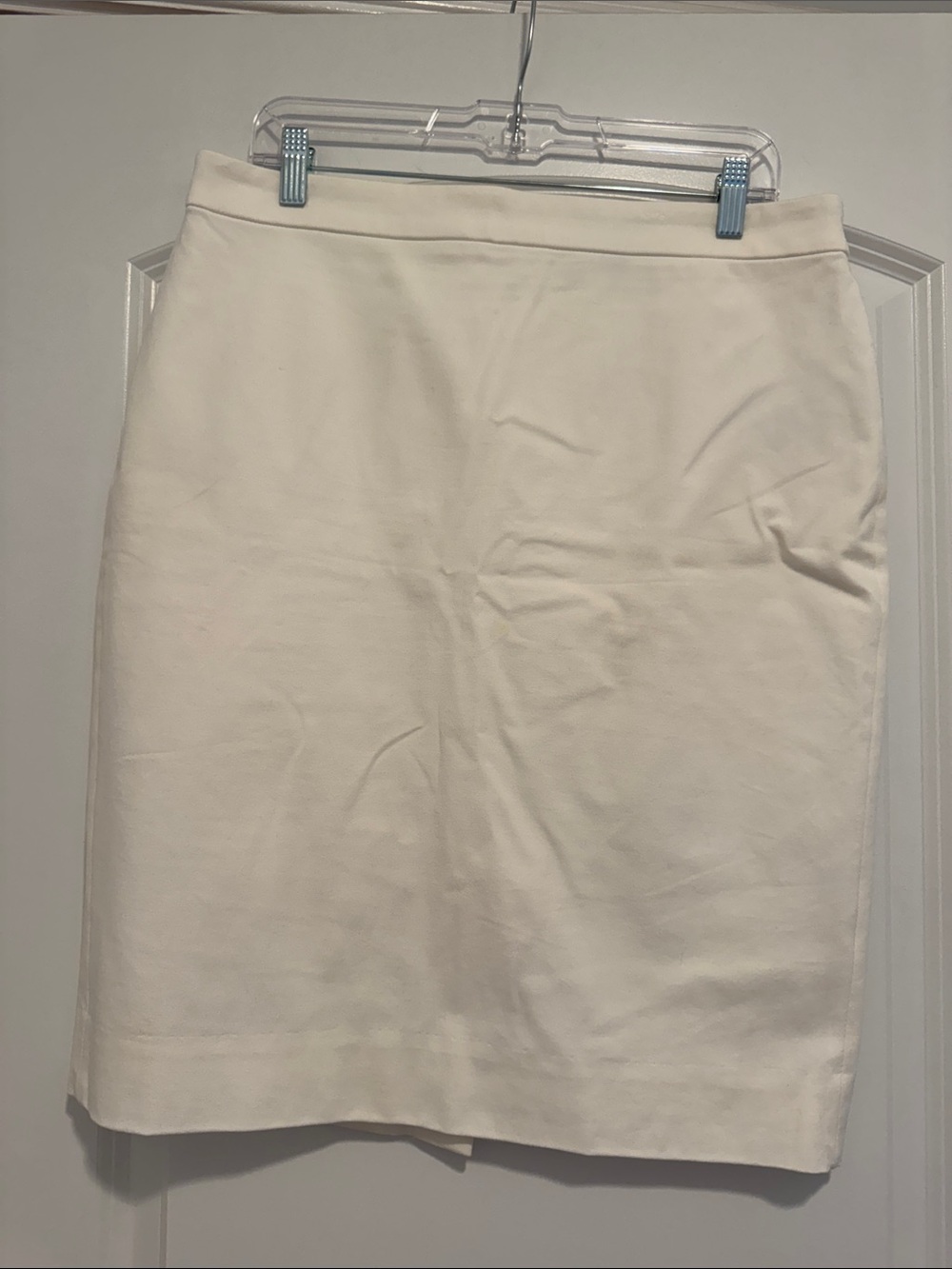 J. Crew No 2 Pale Cream Pencil Skirt
